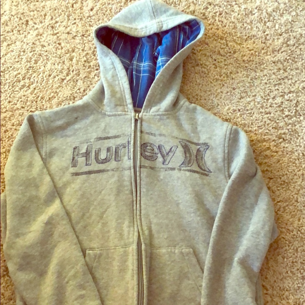Hurley zip up hoodie